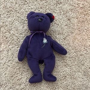 Purple Plush Teddy Bear